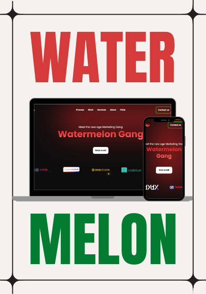 Watermelon Gang Creative Agency Website